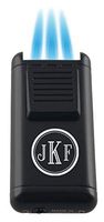 Personalized Visol Antero Black Triple Torch Lighter with Free Laser Engraving (Roman Monogram)