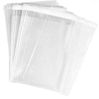 Secure Seal 10x13 OPP Crystal Clear Self-Sealing Cellophane Bags (Pack of 200)