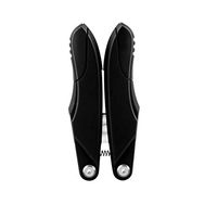 Elevin(TM)🌹🌹 Folding 3 in 1 Toe Nail Clippers Cutters Manicure Trimmer Dead Skin Dirt Remove (Black)