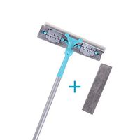 Squeegee Window Cleaning Squeegee Scratch Brush Combination Adjustable Angle For Floor Mirror Car Window Glass Cleane(2 Pad) (Size : 350cm)
