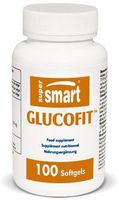 Supersmart - Glucofit ™ - Banaba Extract standardized to Provide 18% Corosolic Acid - Natural, Powerful Blood Sugar Control | Non-GMO - 100 softgels.