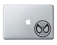 Spiderman Cute Head Avengers Printed Clear Vinyl Decal Sticker Compatible with Apple MacBook Pro Air 11" 12" 13" 15" All Years Laptop Trackpad Keyboard (15" MacBook (All Models))