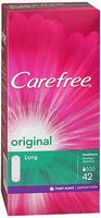 Carefree Pantiliners Original Long Fresh Scent - 42 Liners, Pack of 2