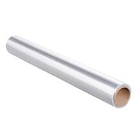 STOBOK Clear Cellophane Wrap Roll, 16 in. x 100 ft Cellophane Gift Wrapping Paper for Gift Flower Bouquet Baskets DIY Crafts and Party Supplies