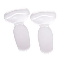 3 Pairs T Shape Heel Grips Care Heel Cushions Padded Heel Liners,Clear