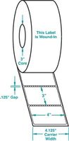 4" x 3" Thermal Transfer Wound In Label - Compulabel 645006