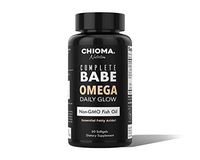 Clear and Glowing Skin Omega Daily Glow Non-GMO Omega 3 Fish Oil Extra Purified