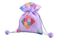 VIAMTO 10pcs 12.0x16cm/4.8''x6.4'' Satin Lined Drawstring Organza Gift Bags,Jewelry Packing Pouches,Wedding Favor Gift Bags,Purple