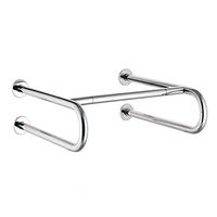 Never give up Stainless Steel Bathroom handrail/Wall-Mounted Straight Towel Rack/Shower Room and Safety handrail Hand wash Basin wash Basin handrail (Material : B)