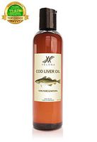 100% Natural Norwegian COD Liver Oil by VELONA | Vitamin A, D, Omega-3 | Sizes: 4 OZ