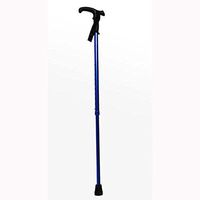 crutch LPY-PE-510 Aluminum Alloy Comfortable Handle Walking Sticks, Adjustable Height - Blue
