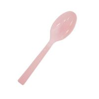 Party Essentials N24509PK Medium-Weight Hard Plastic Plastic Spoons, Pink (1,200 Count)