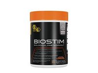 BIOSTIM Biological Pre-Workout Powder for Men and Women – Performance Enhancing Adaptogen Supplement – Physician Formulated with DMG, Green Coffee Extract, White Panax Ginseng and Taurine (300g)