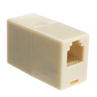 Wideskall 4 Conductor Extension Female to Female Jack Telephone Coupler Adap.