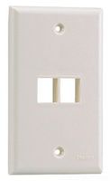 Panduit NK2FNWH 1-Gang 2-Port Faceplate, White