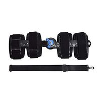 Hli-SHJHsmu Knee Brace Knee Joint Protection and Fixation Bracket Adjustable Hinged Knee Brace ROM Knee Immobilizer Brace Support Orthopedic Leg (L(58cm /122.8"))