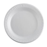 White foam plate