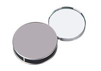ZH Magnifier Magnifying Glass, Metal Folding Handheld HD Magnifier Children Students Old 5 Times 20 Times Reading Portable Identification Magnifying Glass Round (Color : Gray)