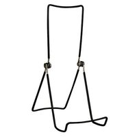 GIBSON HOLDERS 6AC 3-Wire Display Stand with Deep Edge, Black, 4-Pack