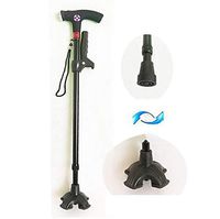 Clever Cane Adjustable Cane with Radio Led Alarm Stability Lightweight Walking Stick T Handle Hiking Cane Walking Stick for Elders