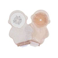 PIWYHOW Ostomy Bags with for Colostomy, Child Medical Ileostomy Care, One Piece Drainable Ostomy Pouch, System Cut to Fit, Ostomy Colostomy Supplies(Pack of 10)