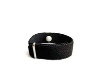 Hot Flash Relief, Menopause Bracelet, Hot Flush Bracelet, Sleep Bracelet, Emotion Bracelet (Single Band) Black (Large 8 in)