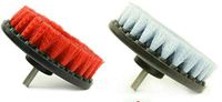 2 Piece, Stiff & soft drillbrush-Power Scrubbing Brush Drill Attachment for Cleaning Showers, Tubs, Bathrooms, Tile, Grout, Carpet, Tires, By bbnmore
