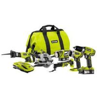 Ryobi 18-Volt ONE+ Lithium-Ion Ultimate Combo Power Tool Kit (6-Tool) - Model: P884 by Ryobi