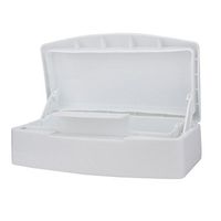 Nail Art Tools,Putars Fashion Sterilizer Tray Box Sterilizing Clean Nail Art Salon Manicure Implement Tool (White)