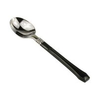 WNA HRFTS480BK Reflections Duet Black/Silver Teaspoon - 480 / CS