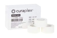 CURAPLEX Paper Adhesive Tape, White, 10 YDS, 1IN 12/BX
