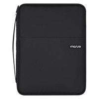 MOSISO Nursing Organizer Sleeve Case, 9 Pocket Utility Pouch for Stethoscopes, Scissors and Other Medical Supplies, Polyester All-Purpose Portable Compact Slim Bag, Black