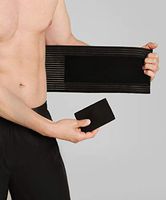 BeFit24® USA - Adaptable Umbilical Hernia Belt for Men and Women - with Moveable and Detachable Silicone Pad for Delicate and Reliable Support - Size 1 - Black