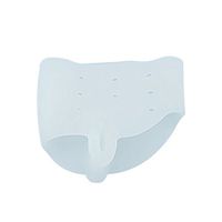 Grey990 1 Pair Silicone Big Toe Separator Bunion Corrector Pain Relief Foot Care Tool White