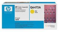 HP Q6472A Yellow Toner Cartridge 502A Genuine New Sealed Box