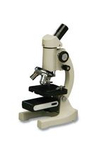 Frey Scientific Compact Student Microscope, 4X, 10X, 40XR Objectives, Inclined Head, Coarse/Fine Focus, LED Illumination