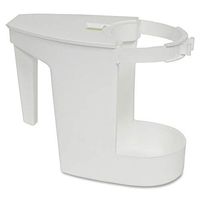 Genuine Joe Mop Toilet Bowl Caddy, White, 12