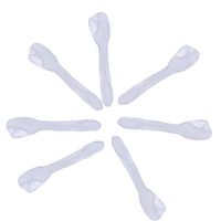 YESMAEA 500PCS Disposable Plastic Mini Spoon Small Taster Spoons Frozen Dessert Supplies,Transparent