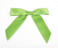 7/8" Kiwi Pre-Tied Bow (100 Pieces) - CB-BOW7KI