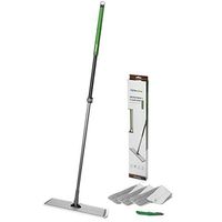 Homevative 20" Stainless Steel Microfiber Floor Mop Kit/w 3 Pads and Detailer
