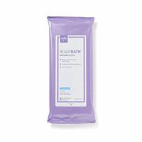 Medline - MSC095305 ReadyBath Unscented Body Cleansing Cloths, Standard Weight Wipes (8 Count Pack, 30 Packs)