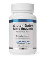 Douglas Laboratories - Gluten-Dairy Ultra Enzyme - Gluten and Dairy Digestion Support - 60 Chewable Tablets