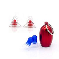DIFENLUN High Fidelity Earplugs，Reusable Concert Ear Plugs for Music Festivals, DJs, Musicians(Red)