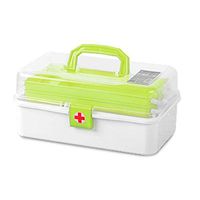 Kaiyitong First Aid Kit, Home Portable Medical Bag, Outdoor First Aid Kit, Red/Green 33 17 14.8cm/13.26.85.92" (Color : Pink)