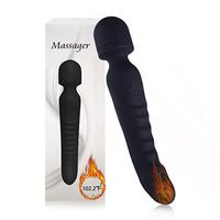Convenient and Safe Wireless Handheld Wand Massager with 7 Powerful Vibration Modes - Effectively Relieves Muscle Pain After Exercise, USB Charging
