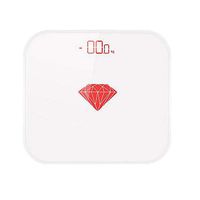 Weighing,Digital Body Weight Bathroom，Weighing Scale， Scale with Step-On Technology, Precision Digital Bathroom Scales, Easy-to-Read Backlight, Glass Top, 400 Pounds Scales/180kg (Color : Black)