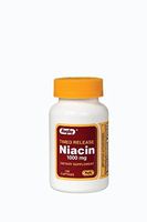 Rugby Niacin TR 1000MG CAPTAB NIACIN-1000 MG Off White 100 Tablets UPC 005367038017