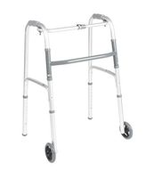 Drive Medical (a) Deluxe One Button Folding Walker Adult