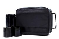 Wanderlust Smell Proof Travel Bag with Combo Lock by Herb Guard - Comes with 3 Ultraviolet Jars, Boveda Pack, Rolling Tray Cover