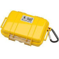 Pelican 1020 Watertight Hard Micro Case with Rubber Liner - Yellow